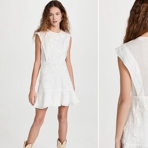 NWT Veronica Beard Kerison Embroidered Minidress